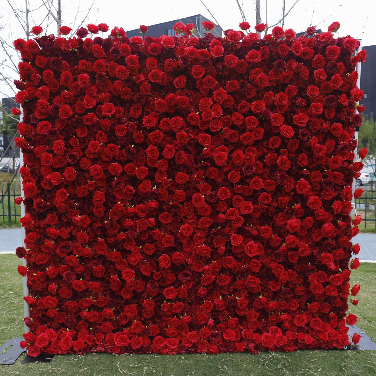 Red Flower Wall