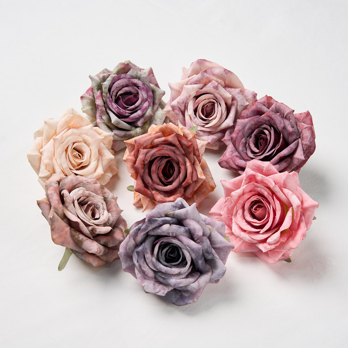 Aliflowers 9CM DIY Artificial Daisy Rose Flower Head 50PCS 100PCS ALFHR004 - Ali Flowers