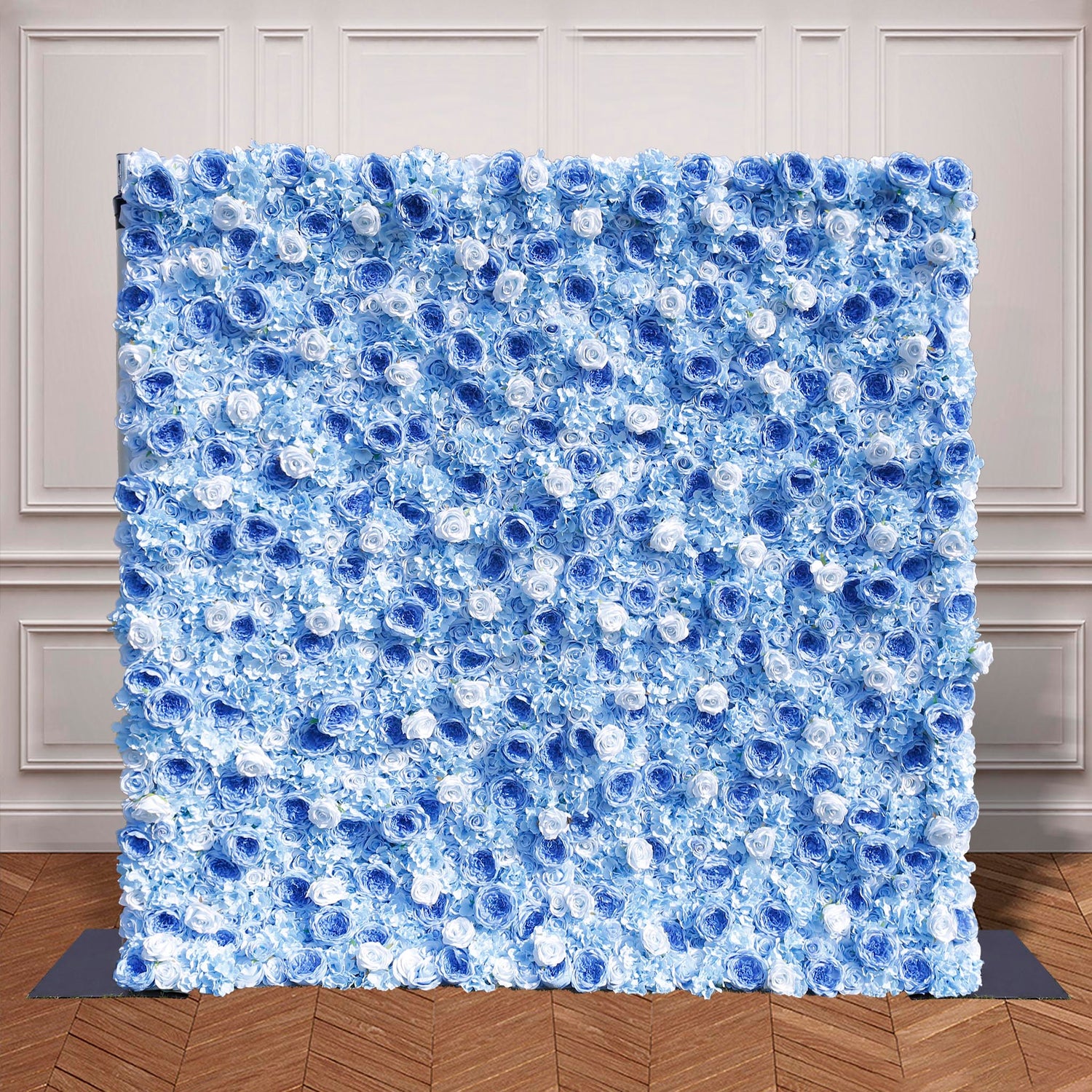 Wedding Backdrop Decor 3D Blue Peony with Hydrangea ALFWL036 - Ali Flowers
