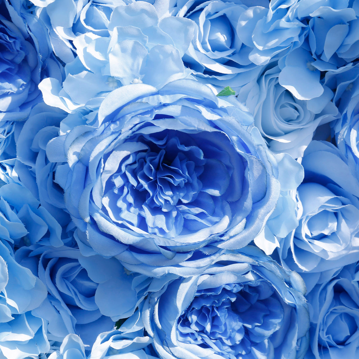Wedding Backdrop Decor 3D Blue Peony with Hydrangea ALFWL036 - Ali Flowers