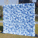Wedding Backdrop Decor 3D Blue Peony with Hydrangea ALFWL036 - Ali Flowers