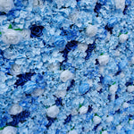 Aliflowers 3D Light Blue Silk Flower Wall Wedding Backdrop Hanging Decor ALFWL070 - Ali Flowers
