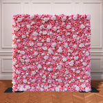 Aliflowers 3D Pink White Peony Hydrangea Flower Wall ALFWL057 - Ali Flowers