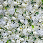 Aliflowers 5D Cream Peony Synthetic Flower Wall Outdoor Events ALFWL052 - Ali Flowers