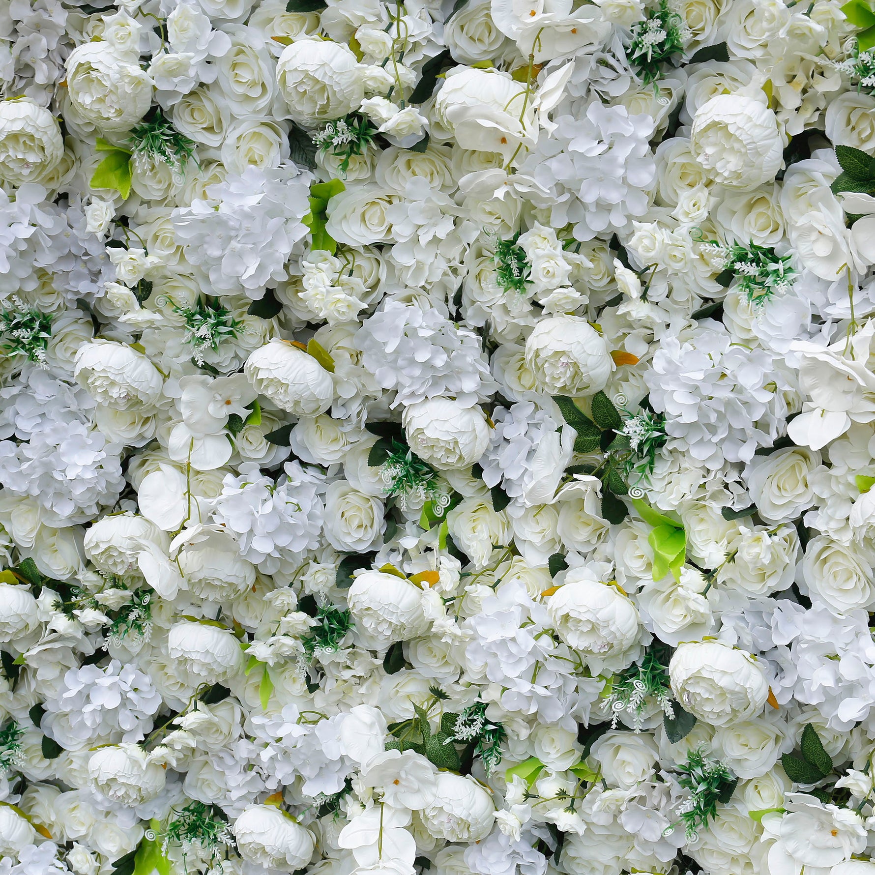 Aliflowers 5D Cream Peony Synthetic Flower Wall Outdoor Events ALFWL052 - Ali Flowers