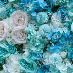 Aliflowers 3D Aqua Hydrangea with Rose for Wedding Reception Event Party ALFWL100