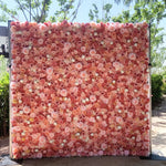 Ali Flowers Fabric Rolling up Curtain Floral Wall Wedding backdrops Cloth Flower Wall ALFWL005 - Ali Flowers