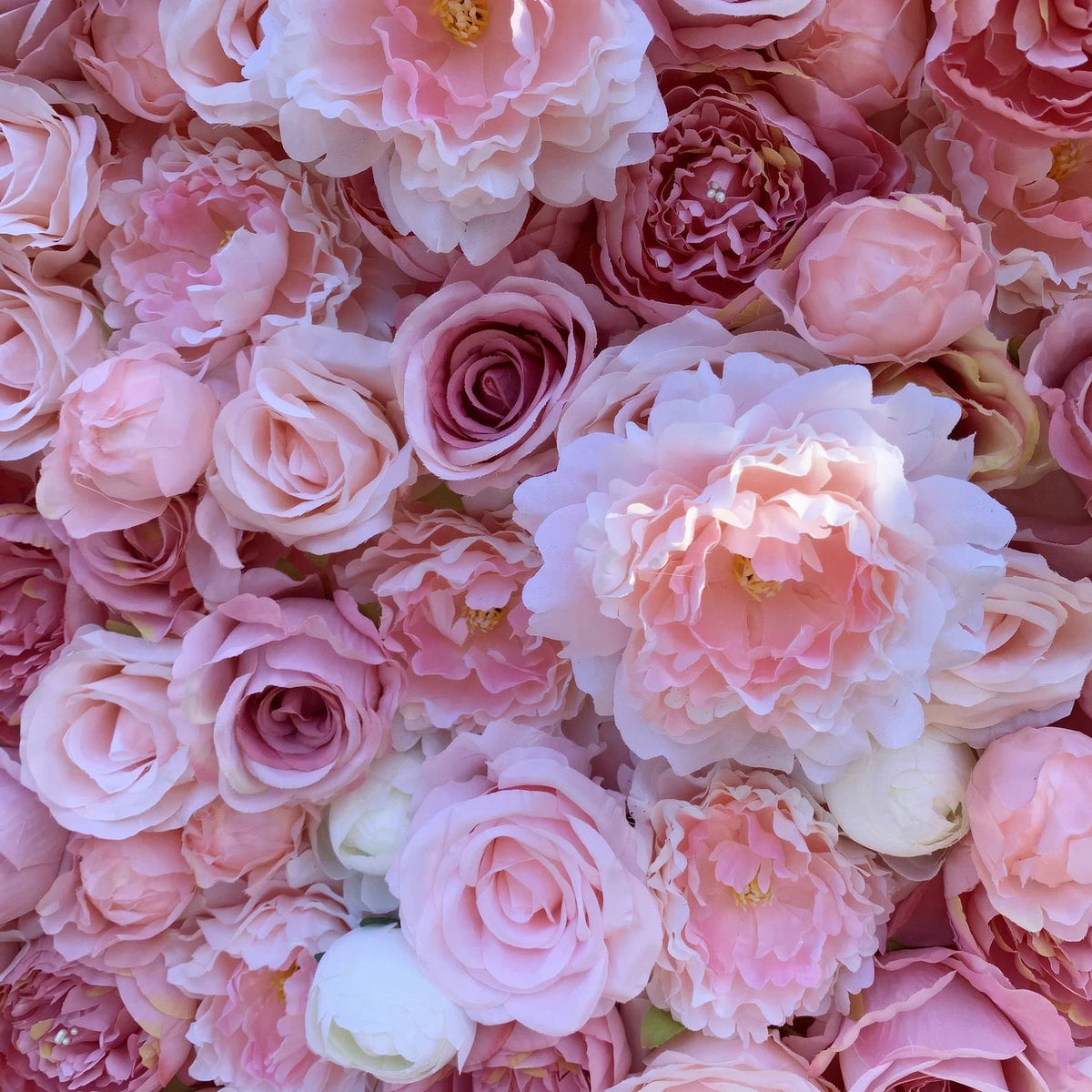 Ali Flowers Fabric Rolling up Curtain Floral Wall Wedding backdrops Cloth Flower Wall ALFWL005 - Ali Flowers