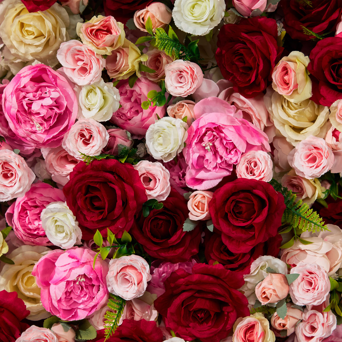 Aliflowers 3D Pink Rose Roller Curtain Decoration Wedding Flower Background Wall