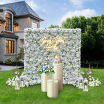 Aliflowers 5D Cream Peony Synthetic Flower Wall Outdoor Events ALFWL052 - Ali Flowers