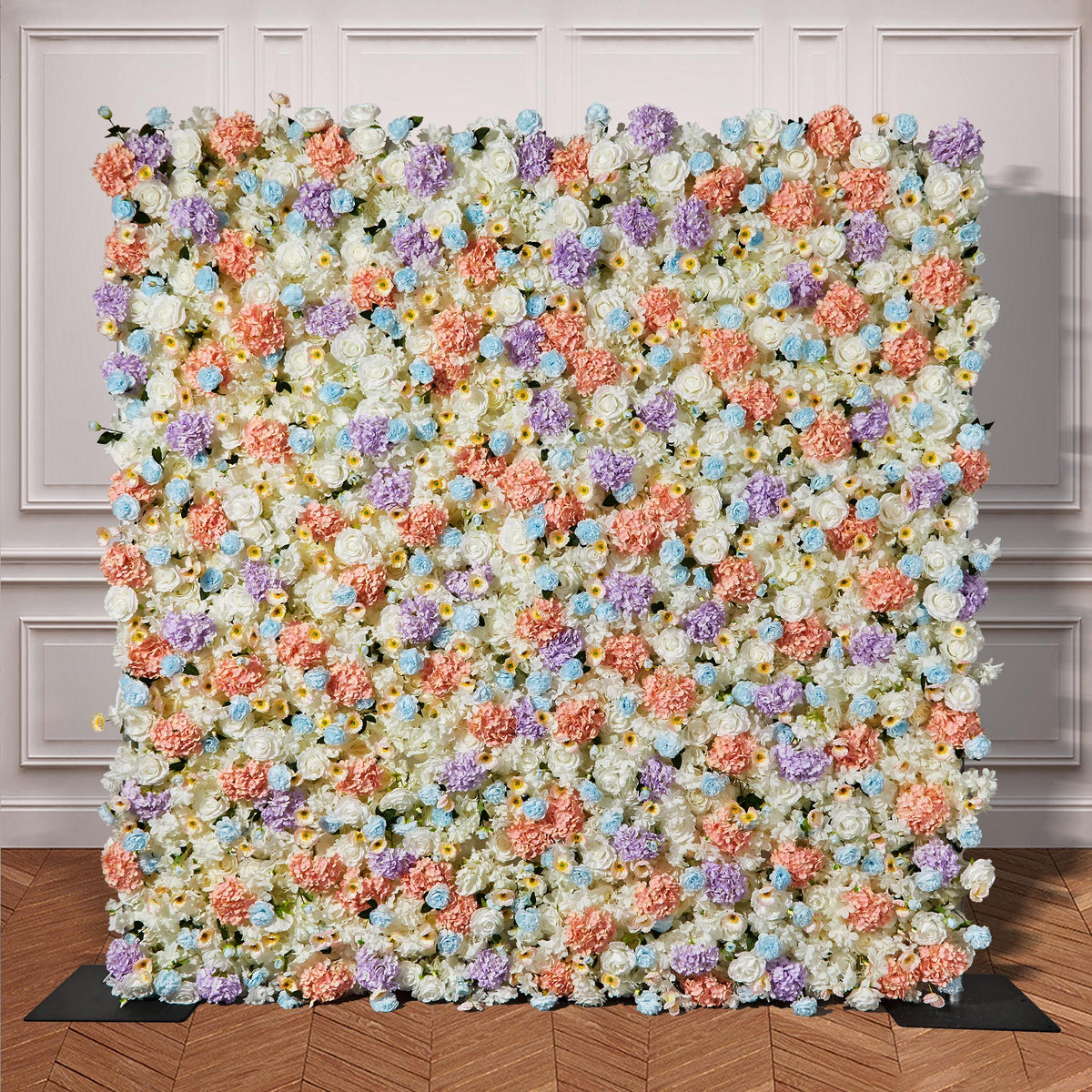 Aliflowers 5D Colorful Flower Wall Backdrop Event Party Wedding Decoration Prop ALFWL149 - Ali Flowers