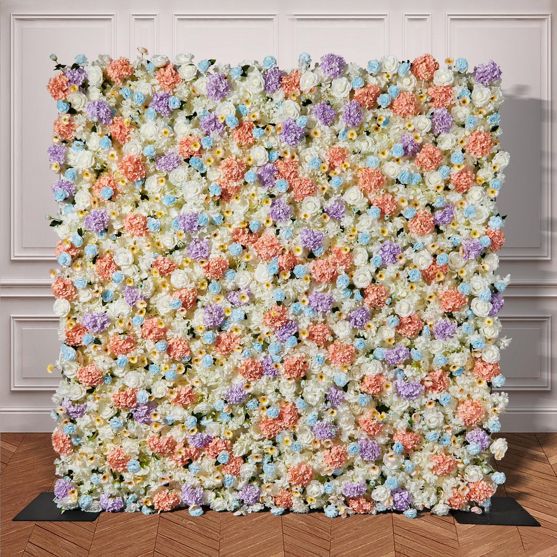 Aliflowers 5D Colorful Flower Wall Backdrop Event Party Wedding Decoration Prop ALFWL149 - Ali Flowers