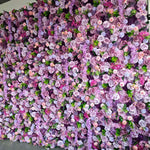 Aliflowers 5D Dark Purple Hydrangea Rose Flower Wall Wedding Backdrop ALFWL082 - Ali Flowers