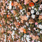 Aliflowers 5D Pastoral Style White Orange Flower Wall Decor ALFWL041 - Ali Flowers