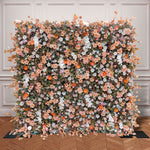 Aliflowers 5D Pastoral Style White Orange Flower Wall Decor ALFWL041 - Ali Flowers