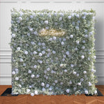 Ali Flowers 5D Babysbreath White Rose Fabric Cloth Flower Wall Backdrop for Wedding Party Events ALFWL026 - Ali Flowers