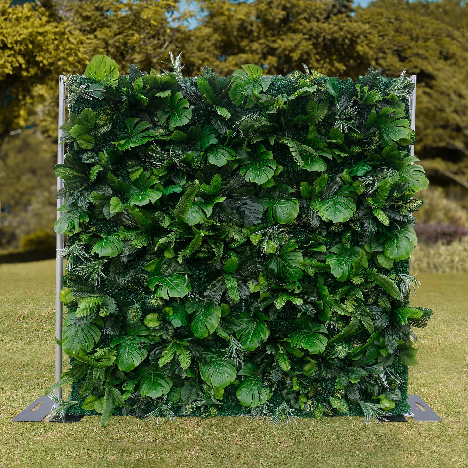 5D Artificial Grass Wall Backdrop Panels for Wedding Party Decor ALFWL144 - Ali Flowers