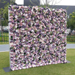 Aliflowers 5D Dirty Purple Peony with Rose Floral Wall Backdrop ALFWL101 - Ali Flowers