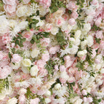 Aliflowers 5D Pink Champagne Rose Flower Wall Wedding Party Decoration Backdrop ALFWL180