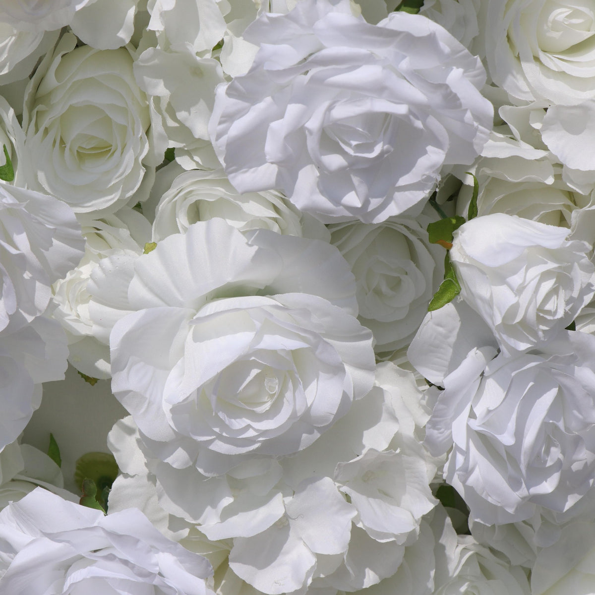 Aliflowers 5D White Rose & Hydrangea Rolling Curtain Flower Wall Backdrop ALFWL130 - Ali Flowers