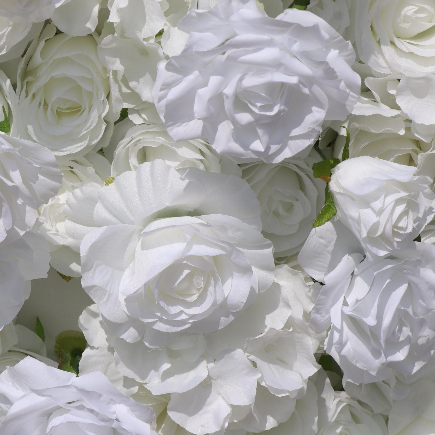 Aliflowers 5D White Rose & Hydrangea Rolling Curtain Flower Wall Backdrop ALFWL130 - Ali Flowers