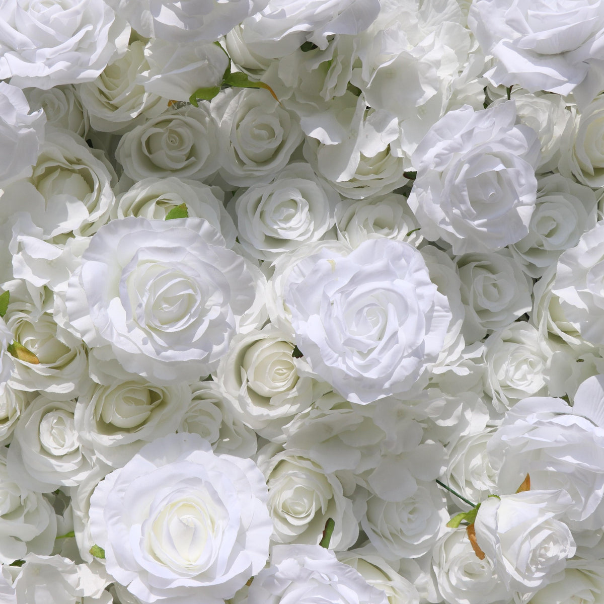 Aliflowers 5D White Rose & Hydrangea Rolling Curtain Flower Wall Backdrop ALFWL130 - Ali Flowers