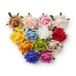 Aliflowers 7CM Artificial Rose Flower Heads for DIY & Decorations 50PCS/100PCS ALFHR001 - Ali Flowers