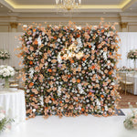 Aliflowers 5D Pastoral Style White Orange Flower Wall Decor ALFWL041 - Ali Flowers
