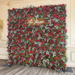 Aliflowers Newest 5D Christmas Roll up Artificial Flower Wall MCFL23001 - Ali Flowers