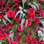 Aliflowers Newest 5D Christmas Roll up Artificial Flower Wall MCFL23001 - Ali Flowers