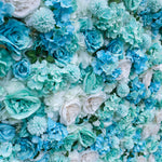 Aliflowers 3D Aqua Hydrangea with Rose for Wedding Reception Event Party ALFWL100 - Ali Flowers