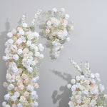 Aliflerows Pink Rose Baby's Breath KT Board Decoration Event Props ALFKT011