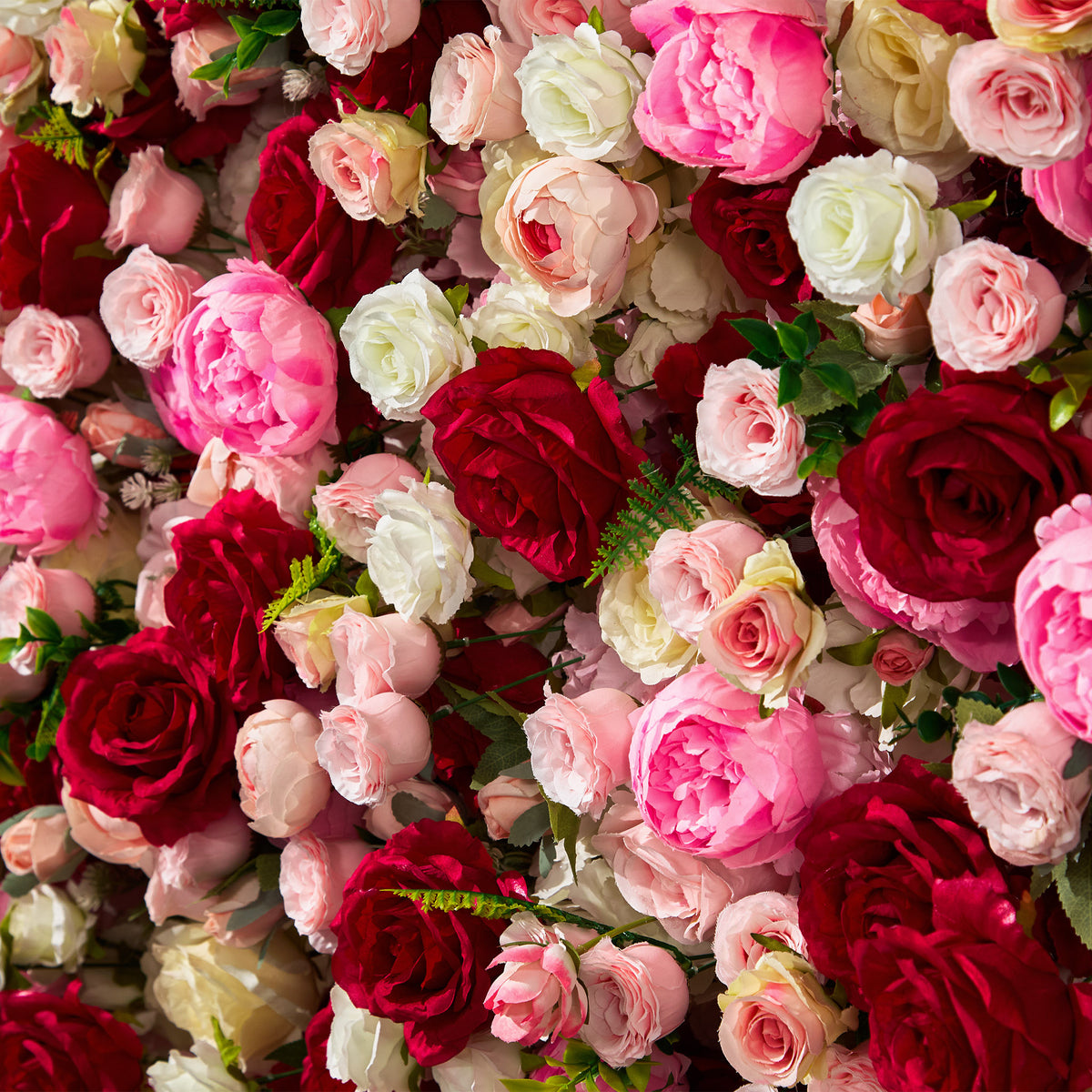 Aliflowers 3D Pink Rose Roller Curtain Decoration Wedding Flower Background Wall