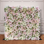 Aliflowers 5D Pink Champagne Rose Flower Wall Wedding Party Decoration Backdrop ALFWL180