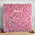 Aliflowers 5D Pink Rose Flower Wall Wedding Party Flower Decoration Background