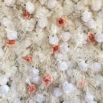 Aliflowers 5D White Pampas Grass Flower Curtain Wall Decoration ALFWL173