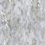 Aliflowers All White Hanging Floral Wall for Photo Booth Backdrop ALFWL125 - Ali Flowers