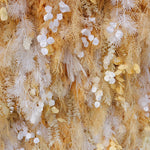 Aliflowers Artificial Handmade Dried Yellow Pampas Grass Wall for Event Party Wedding Backdrop Decor Prop ALFWL128 - Ali Flowers