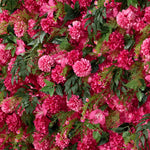 Aliflowers Pink Rose Peony Hydrangea Roller Cloth 5D Flower Wall Wedding Background Decoration ALFWL159