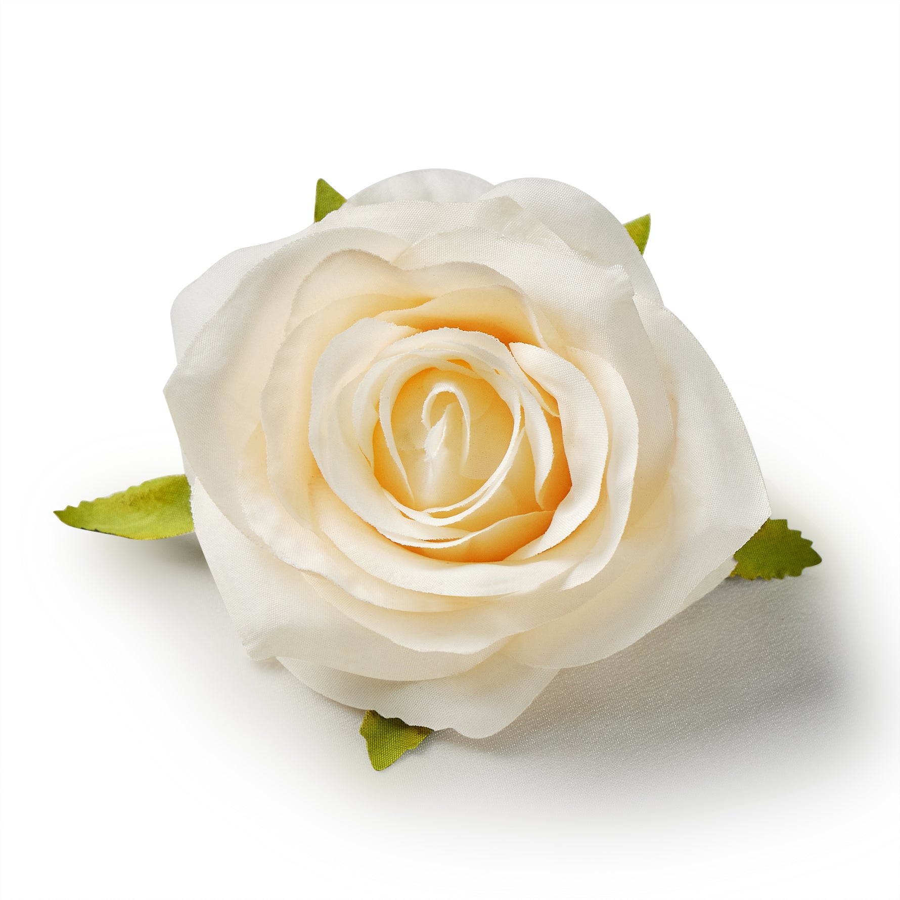 Aliflowers 9CM Luxury Artificial White Rose Flower Heads for Wedding DIY & Decor 50PCS/100PCS ALFHR003 - Ali Flowers