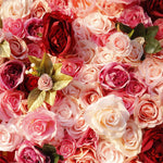 Aliflowers 3D Artificial Blush Rose Mall Window Display Prop Flower Wall for Wedding ALFWL075 - Ali Flowers