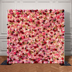 Aliflowers 3D Artificial Blush Rose Mall Window Display Prop Flower Wall for Wedding ALFWL075 - Ali Flowers