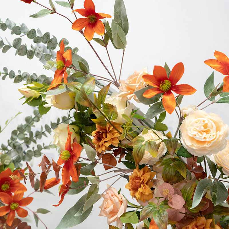 Aliflowers Sunset Series Artificial Asparagus Fern Wedding Backdrop KT Board Frame ALFAC009 - Ali Flowers