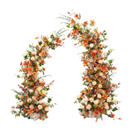 Aliflowers Sunset Series Artificial Asparagus Fern Wedding Backdrop KT Board Frame ALFAC009 - Ali Flowers