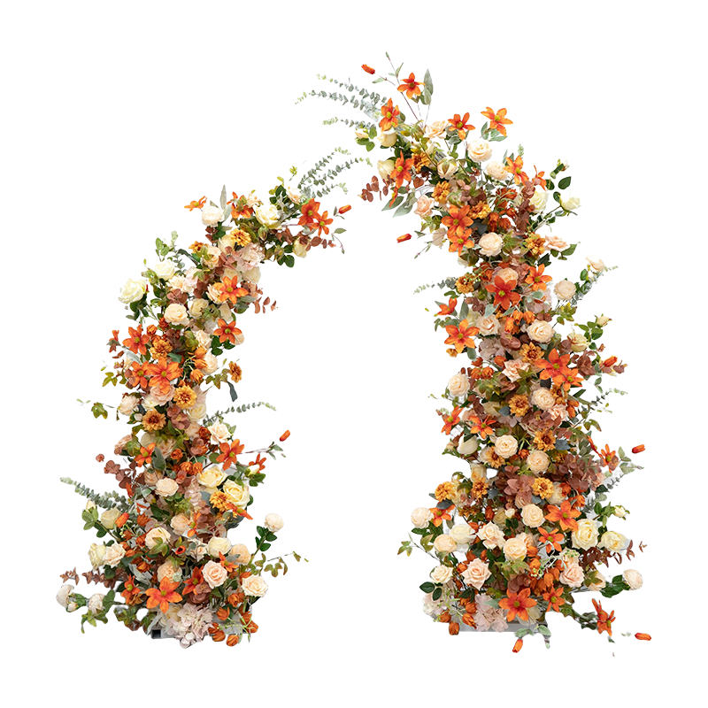 Aliflowers Sunset Series Artificial Asparagus Fern Wedding Backdrop KT Board Frame ALFAC009 - Ali Flowers