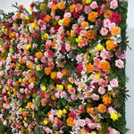 5D Colorful Floral Fabric Flower Wall