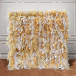 Aliflowers Artificial Handmade Dried Yellow Pampas Grass Wall for Event Party Wedding Backdrop Decor Prop ALFWL128 - Ali Flowers