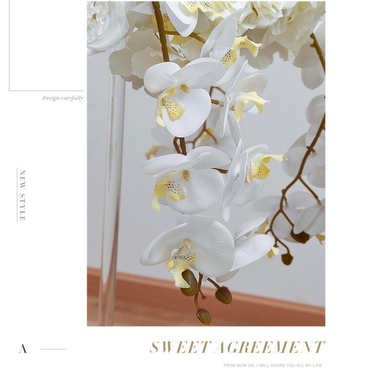 Ali Flowers Phalaenopsis Hydrangea Rose Ball Centerpieces for Wedding Table Decor ALFBL010 - Ali Flowers