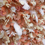 Aliflowers Gold Leaves with White Feather Wall Flower Arrangements Marriage Props ALFWL091 - Ali Flowers