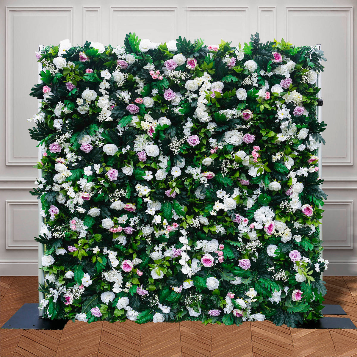 Aliflowers Diamond Rose with Greenery Flower for Wedding Backdrop ALFWL081 - Ali Flowers